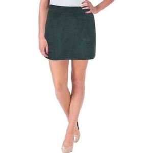 French Connection Faux Suede Skirt